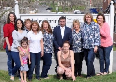 Office housekeeping staff at Berkeley Springs Cottage Rentals