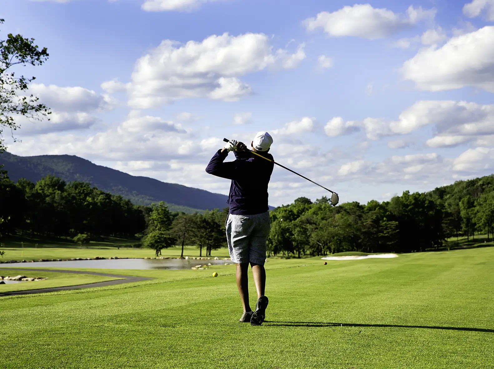 Golfing